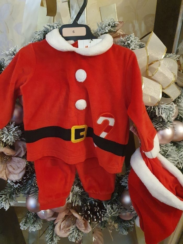 Pyjama de Noël marque TeX 6mois - photo numéro 3
