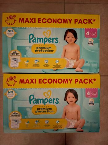 Couches Pampers Premium protection Taille 4 Neuf