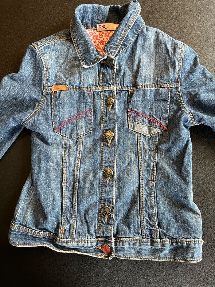 Veste en jeans 10 ans - photo numéro 2
