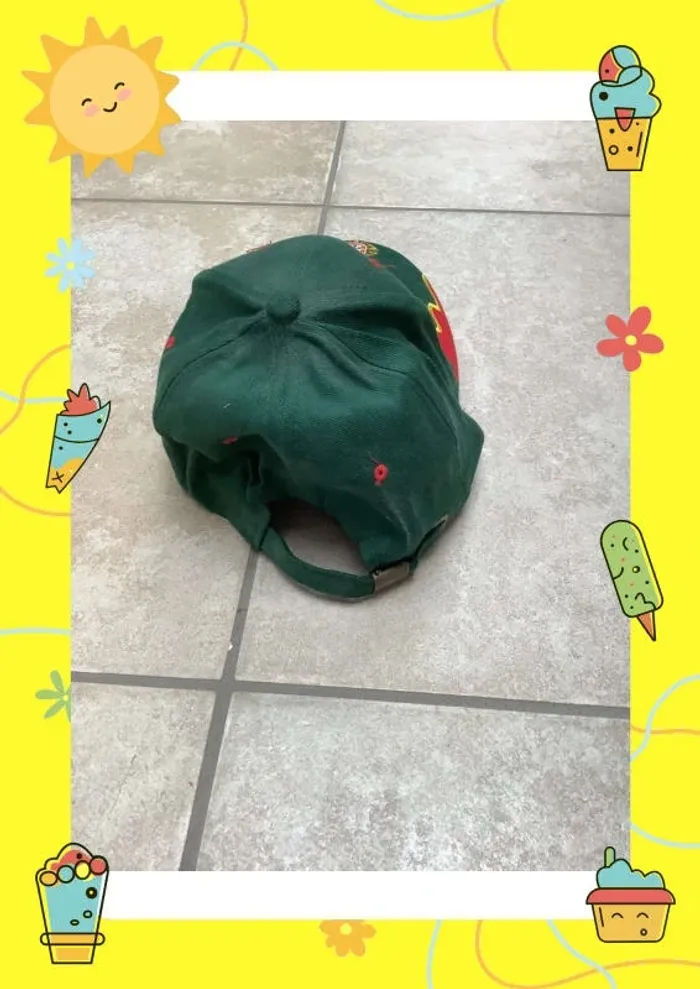 Casquette verte foncé rouge Portugal - photo numéro 3