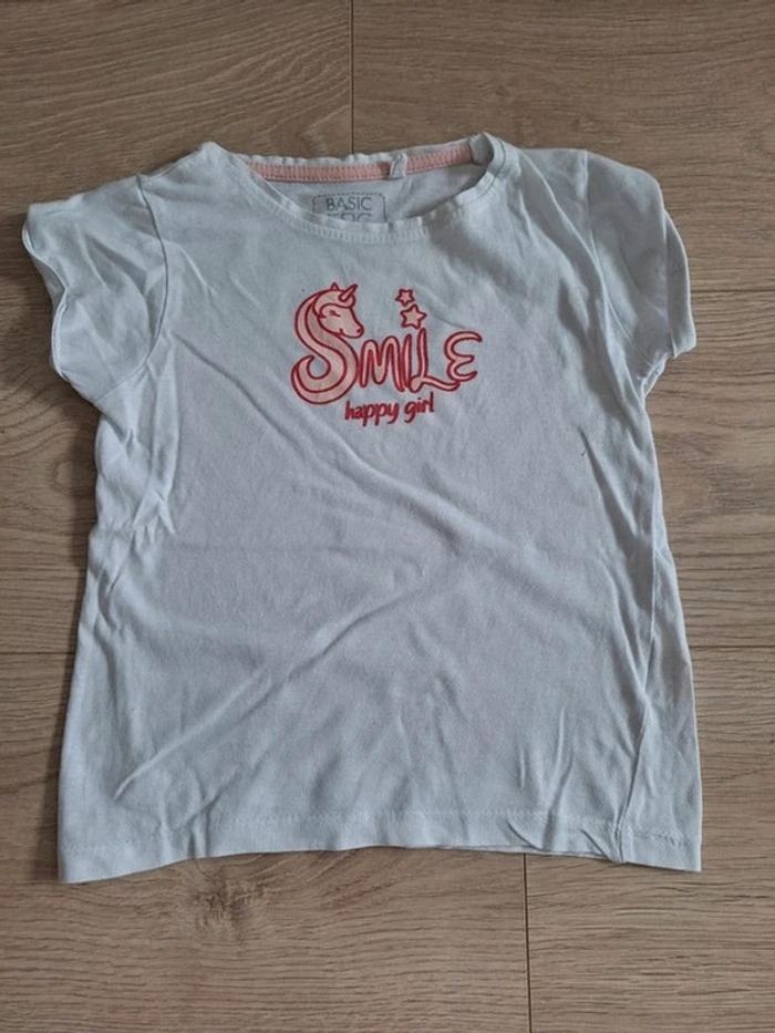 Tee shirt blanc licorne 6 ans Fashion Private Company