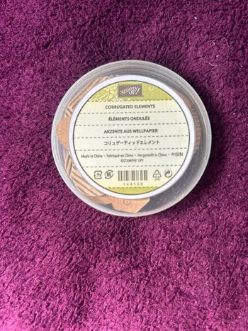 Lot neuf de 24 éléments ondulés Stampin’up!