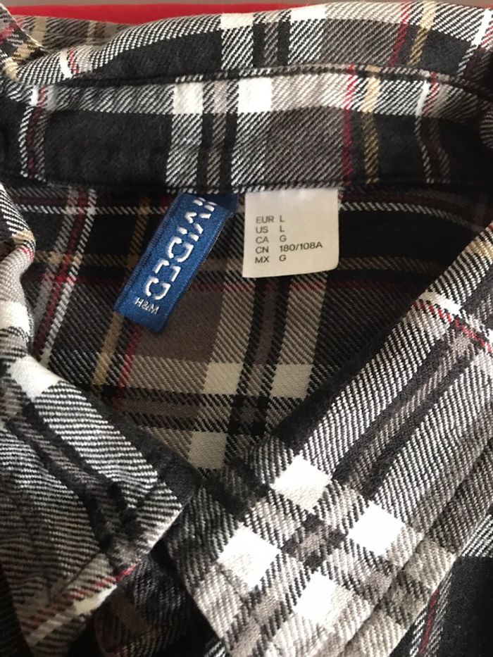 Lot de 2 chemises à carreaux H&M taille L et XL - photo numéro 13