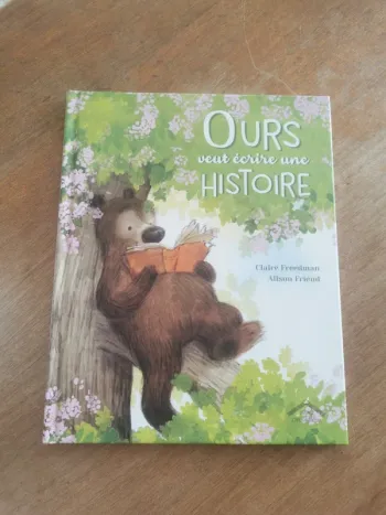 🌼 Livre Ours veut écrire une histoire – Album jeunesse Circonflexe 📖
