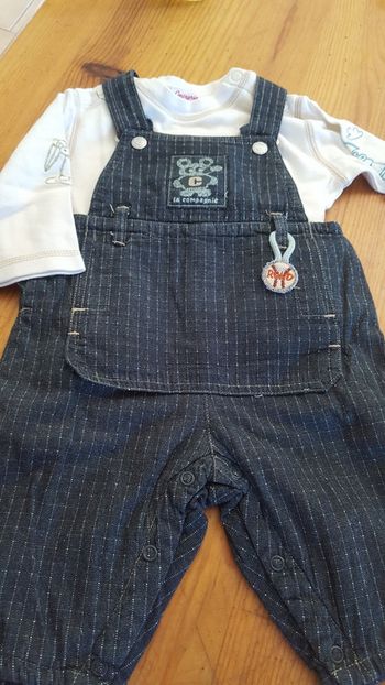 Ensemble salopette et tee shirt compagnie des petits
