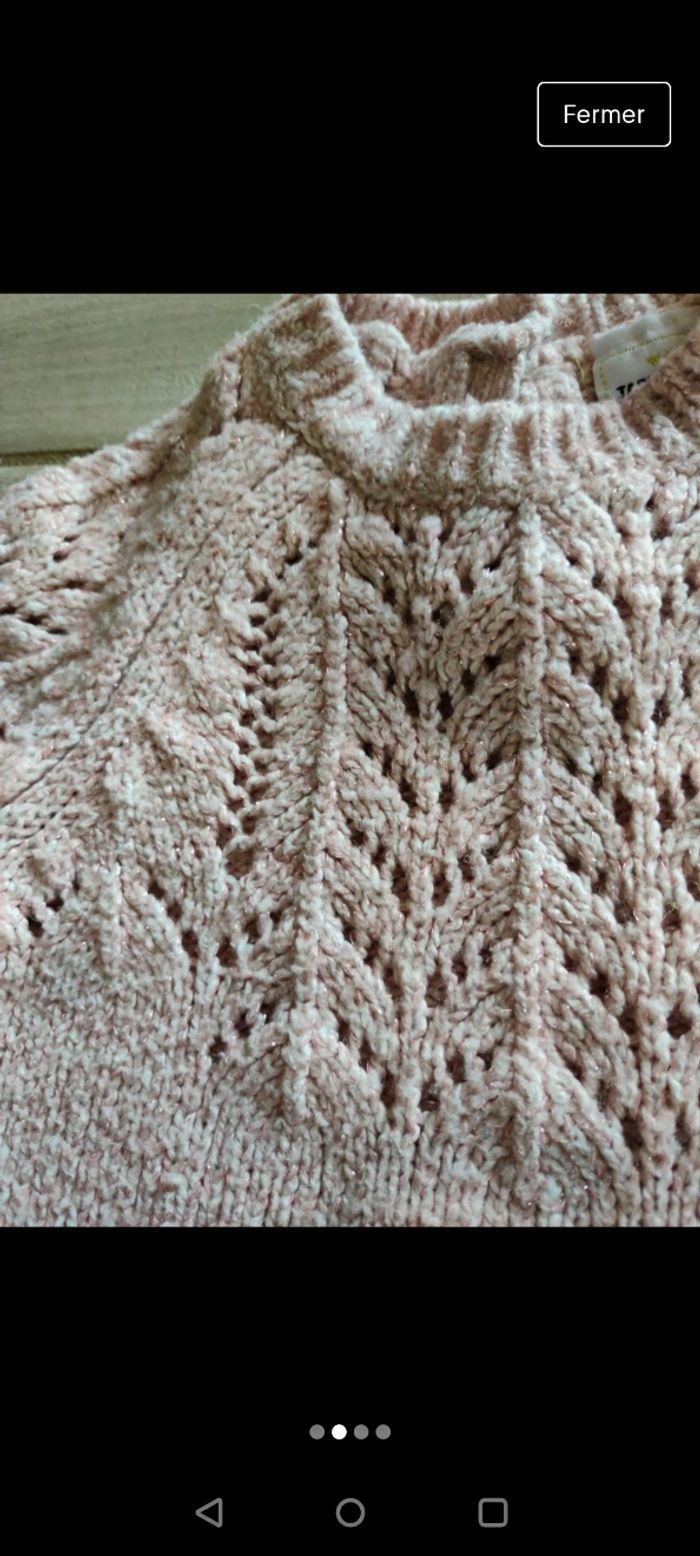 Pull rose 12 mois Tape à l'oeil - photo numéro 3
