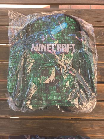 Cartable sac a dos minecraft neuf