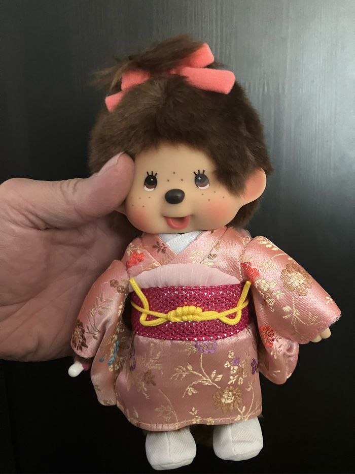 Monchhichi - Sekiguchi - Fille en Kimono Traditionnel - Neuf - 18 cm - photo numéro 2