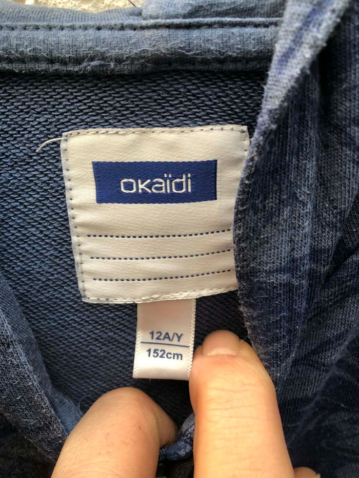 Sweat à capuche Okaidi 12 ans - photo numéro 2