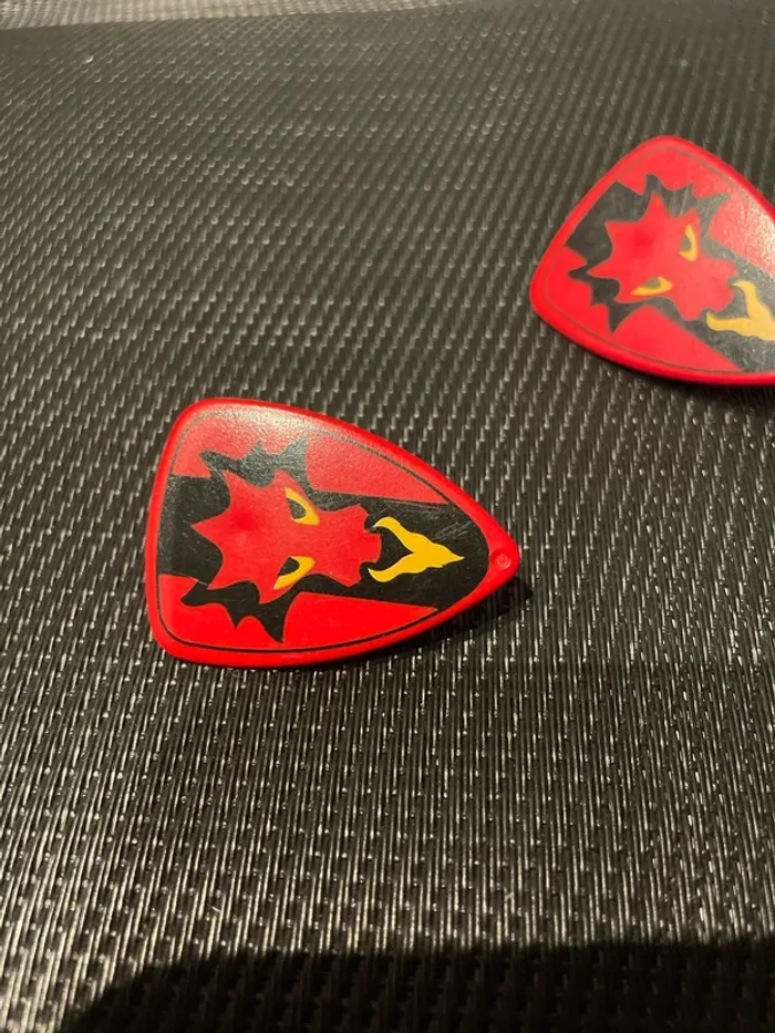 Playmobil lot 2 boucliers chevalier du dragon rouge 3269 3319 5757 5815 moyen âge château - photo numéro 2