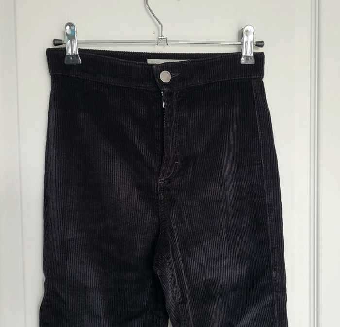 Pantalon velour hiver noir 12 ans marque Moto - photo numéro 3