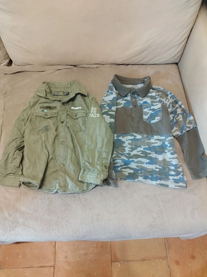 Lot polo manches longues