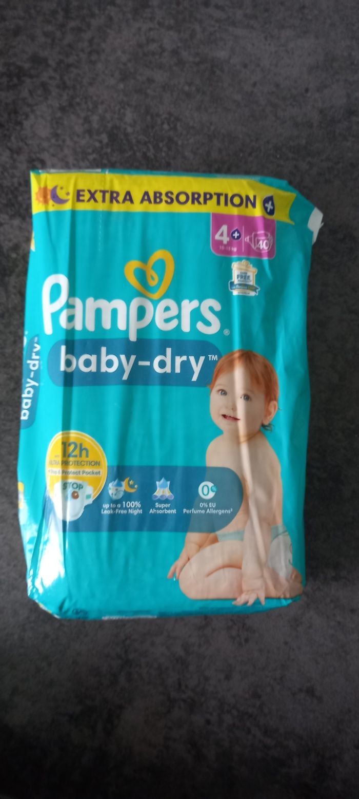 Pampers baby-dry taille 4+ - photo numéro 3