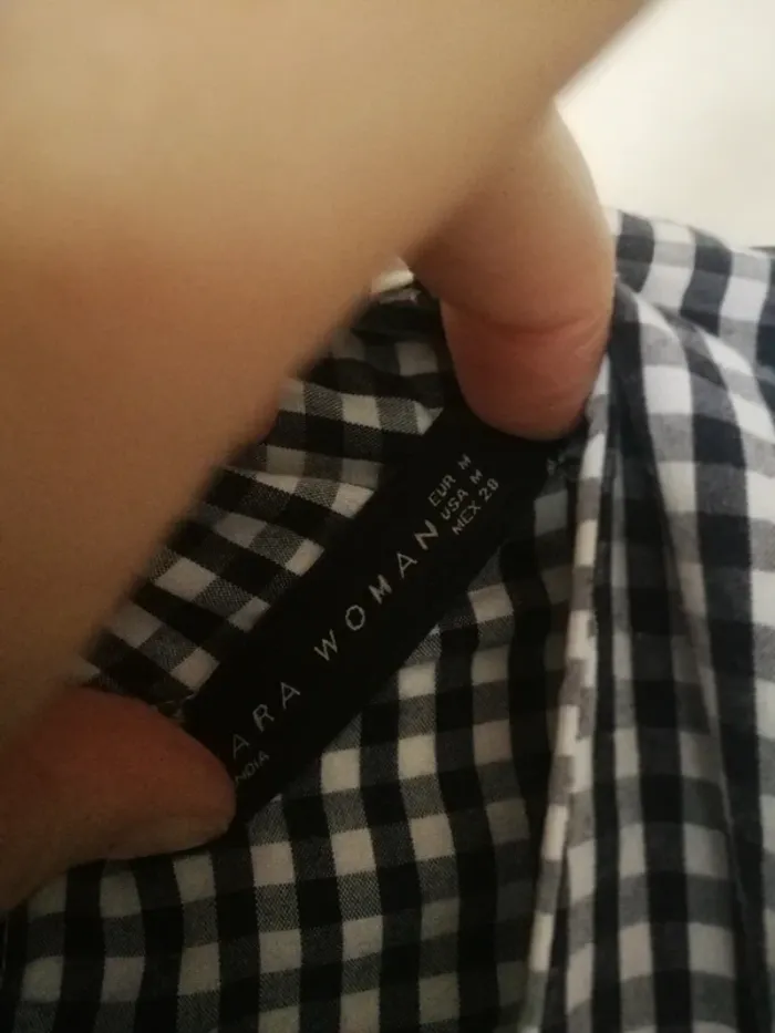 Blouse vichy Zara - photo numéro 4