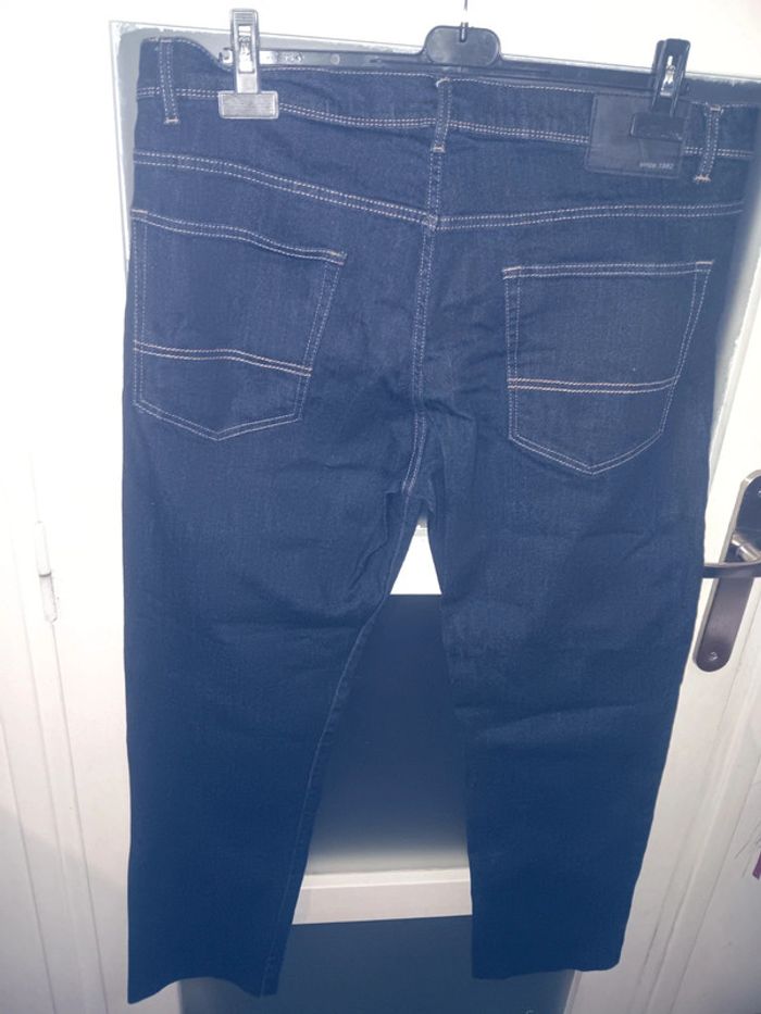 Jean homme Regular coupe droite taille 48 bleu foncé - photo numéro 3