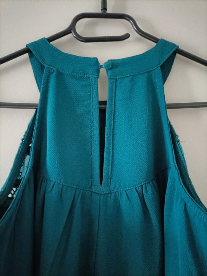 Robe trapèze verte Etam T. XS - photo numéro 3