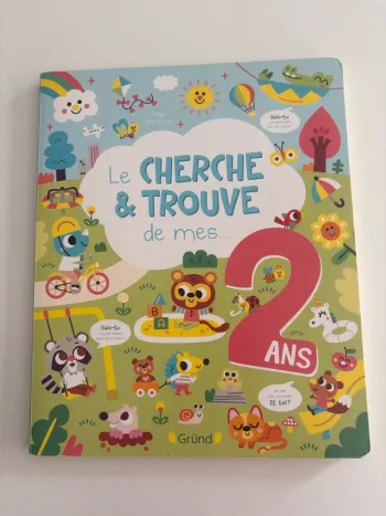 Livre “Le Cherche & Trouve de mes 2 ans” Tiago Americo – Éditions Gründ