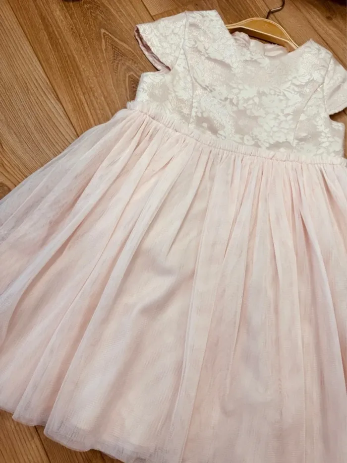 Taille 6 ans robe de cérémonie fille TAO rose * tulle * 🌸 - photo numéro 4