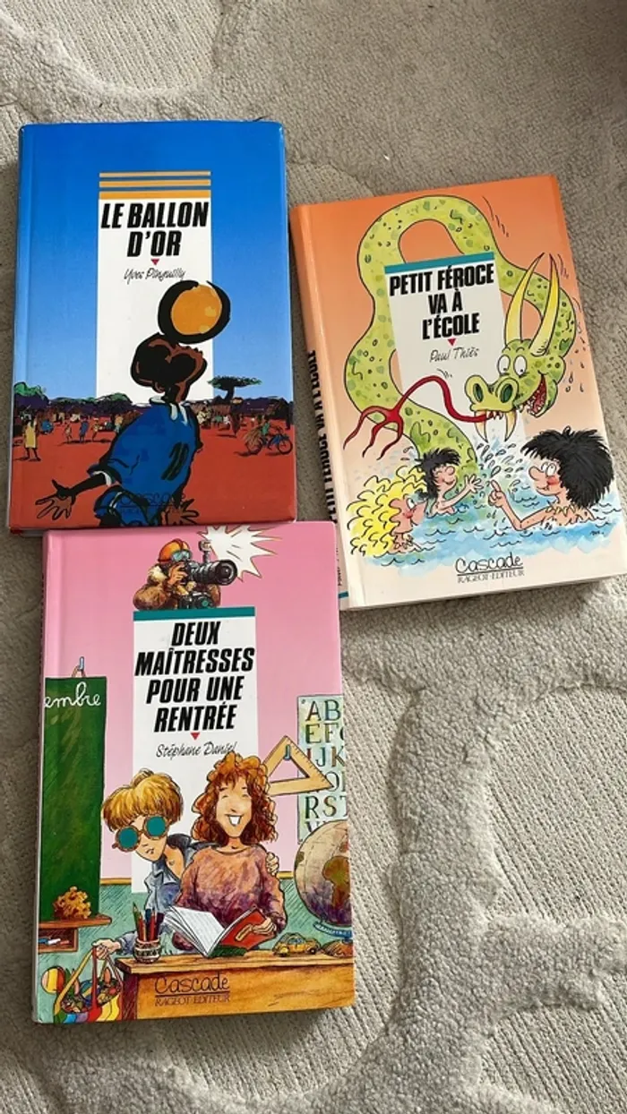 Lot de 3 livres jeunesse - Éditions Rageot (Collection Cascade)