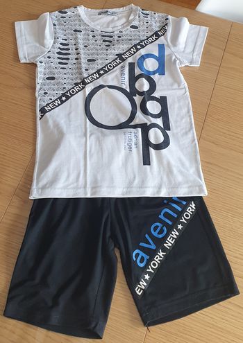 Ensemble short et tee-shirt 8 ans garçon