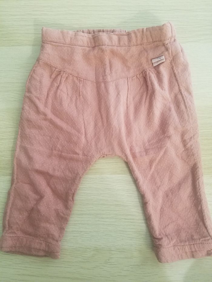 Lot 2 pantalons fille 3 mois - photo numéro 2