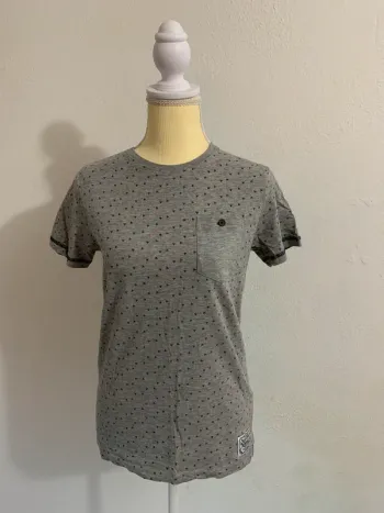 T-shirt gris imprimé triangle – Name It – 13/14 ans