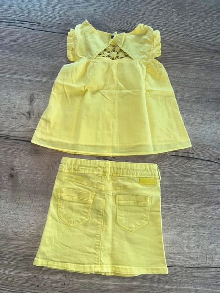 Ensemble jaune été okaidi 3 ans - photo numéro 2