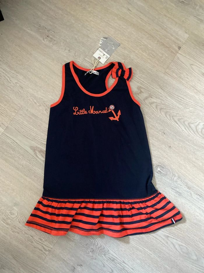 Robe tunique Little Marcel, la marinière, taille 14 ans neuve