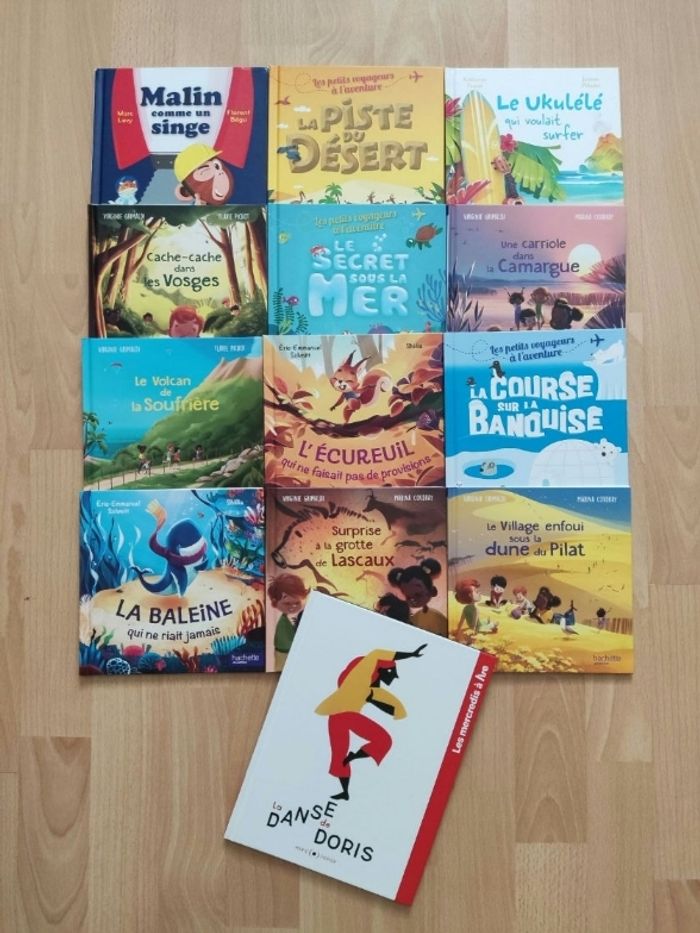 Lot de 12 livres Hachette