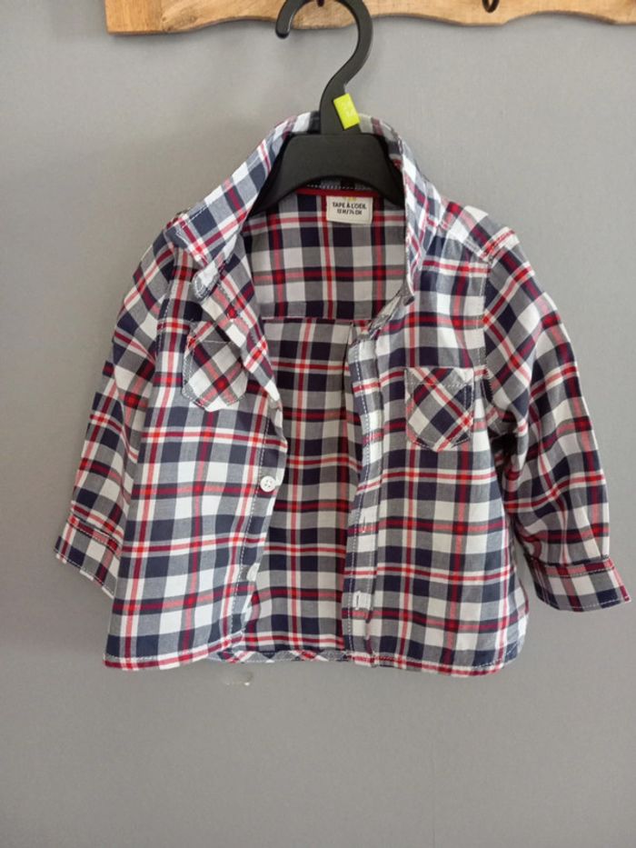 Chemise taille 12 mois