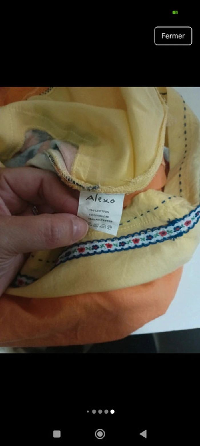 Tunique débardeur femme Alexo taille 42 rétro vintage - photo numéro 7