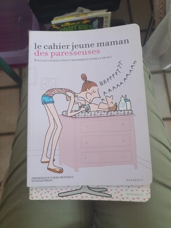 Le cahier jeune maman des paresseuses Marabout