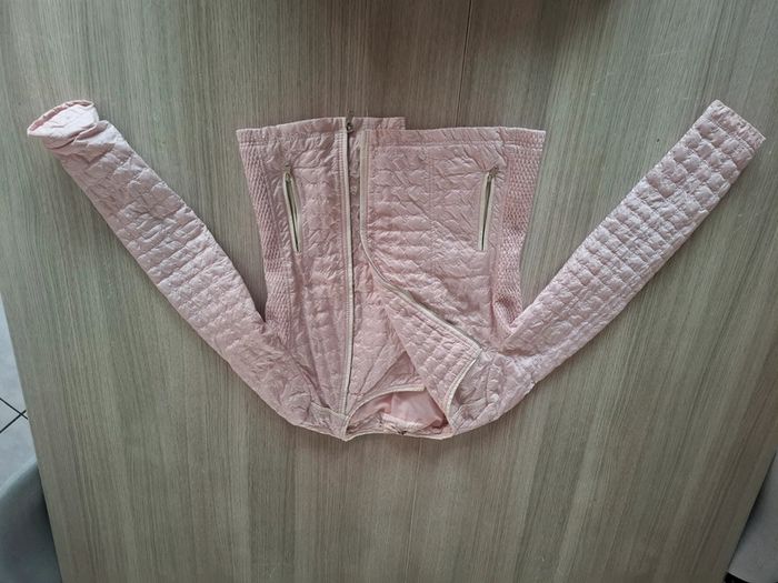 Veste rose claire fine