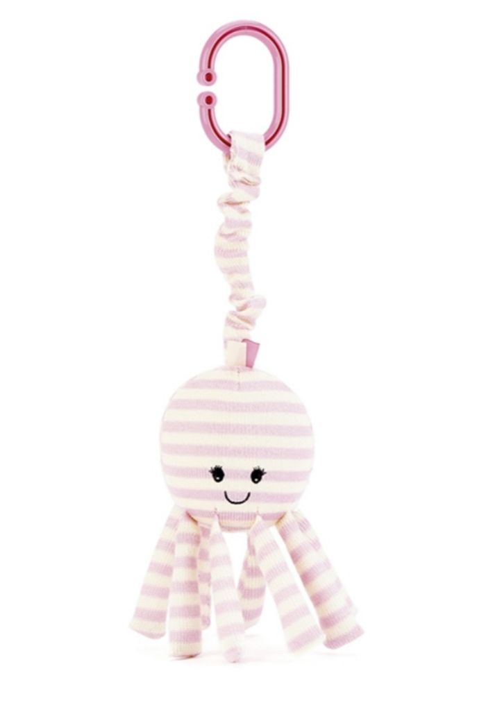 🔴 Little Jellycat  Octavia  Octopus Jitter Peluche Doudou vibrante - photo numéro 3