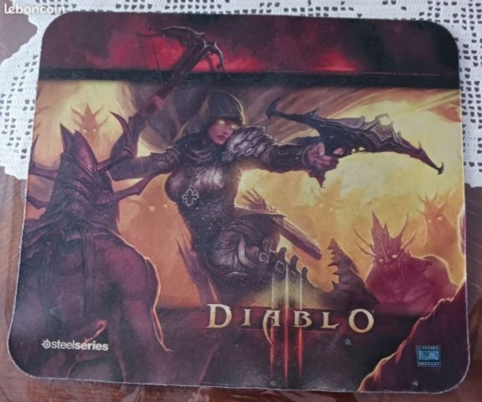 Tapis souris, Diablo III, SteelSeries
