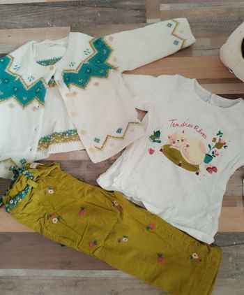 Ensemble dpam taille 18 mois