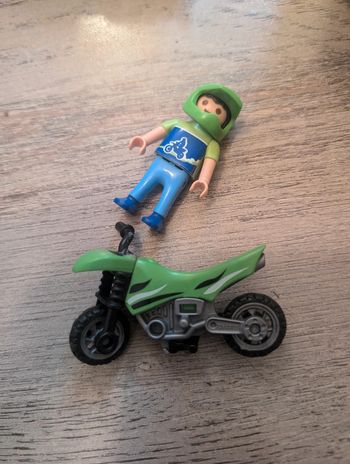 Motocross enfant playmobil