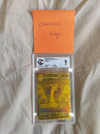 Dracaufeu gold me02 gradé CCC 9