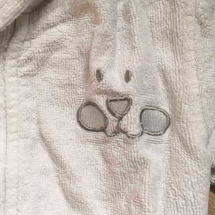 Peignoir blanc - 18 mois - photo numéro 2