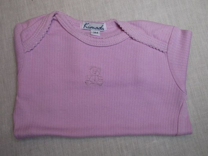 T-shirt violet, 3 mois