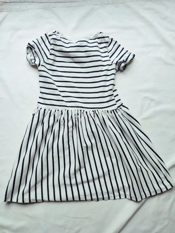 Robe manches courtes marinière 4/6 ans - photo numéro 6