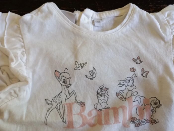 Tee-shirt MC Bambi 12 mois - photo numéro 2