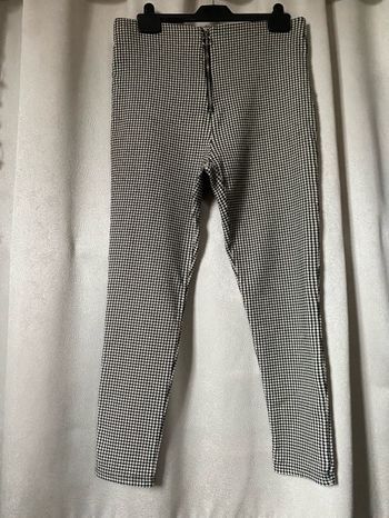Pantalon fuseau Vichy XL Zara