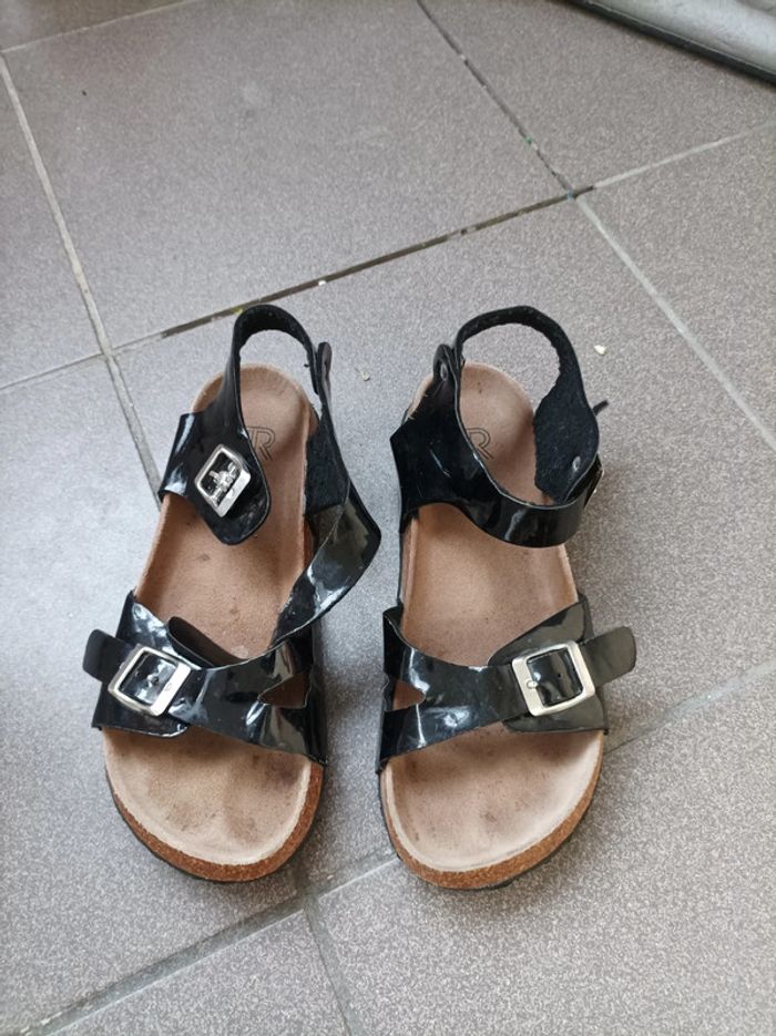 Sandales noires femme - photo numéro 3