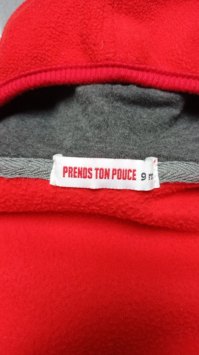 gilet polaire zippé, Prends ton pouce, 9 mois - photo numéro 4