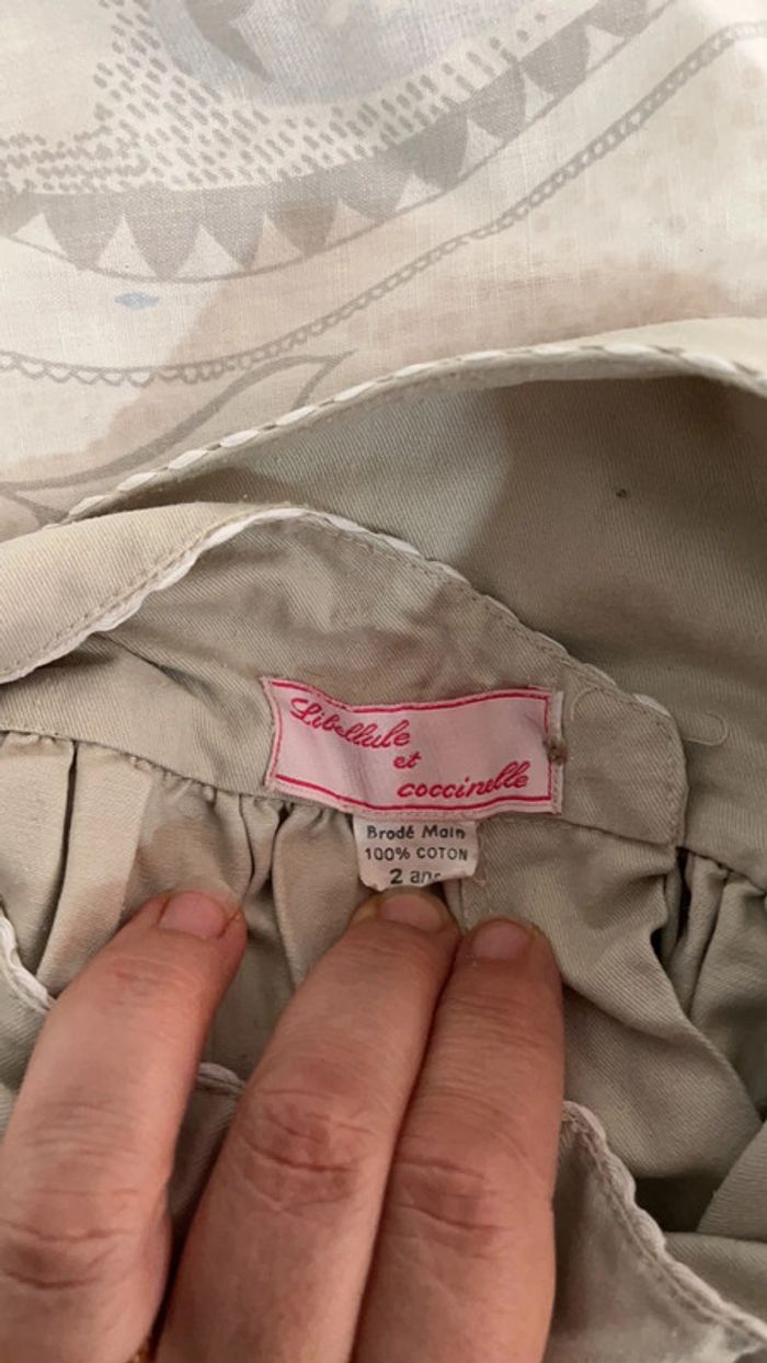 Très jolie robe évasée « thym, romarin, aneth » en taille 2 ans - photo numéro 8