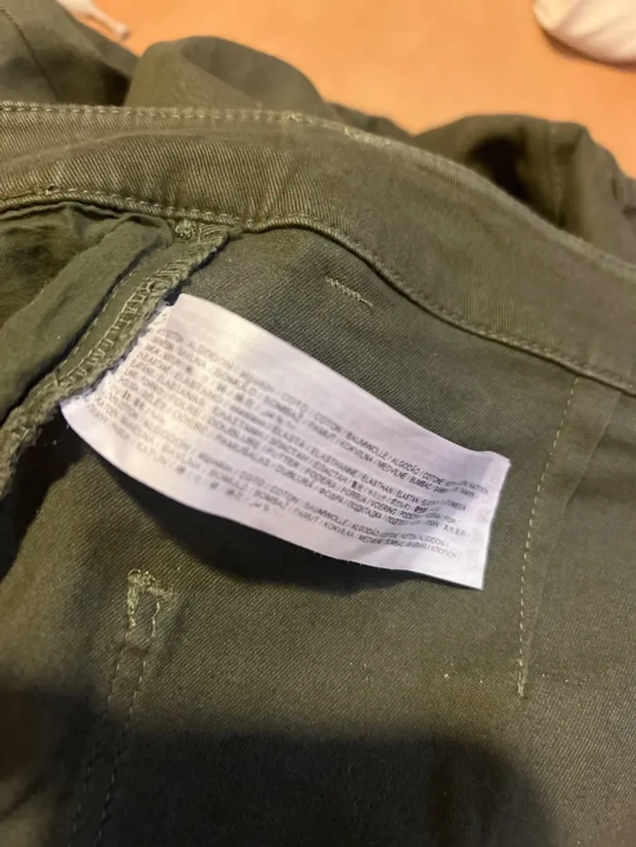 Pantalon droit - comme neuf - mango - 36 - 98% coton - photo numéro 3