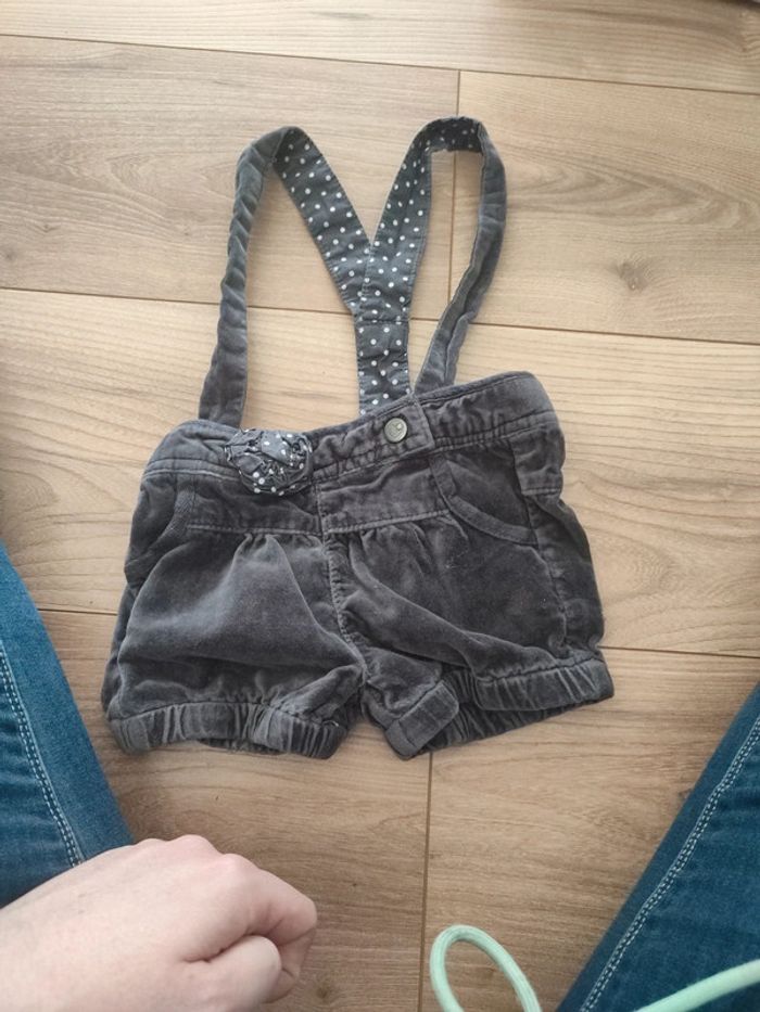 Salopette short 9 mois