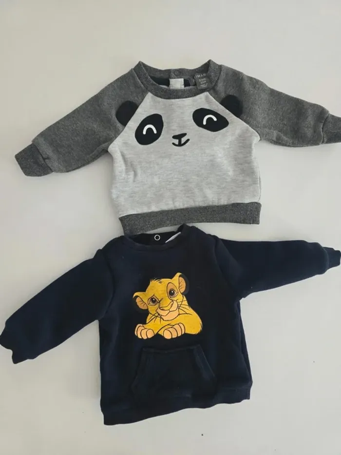 Lot de 2 sweats