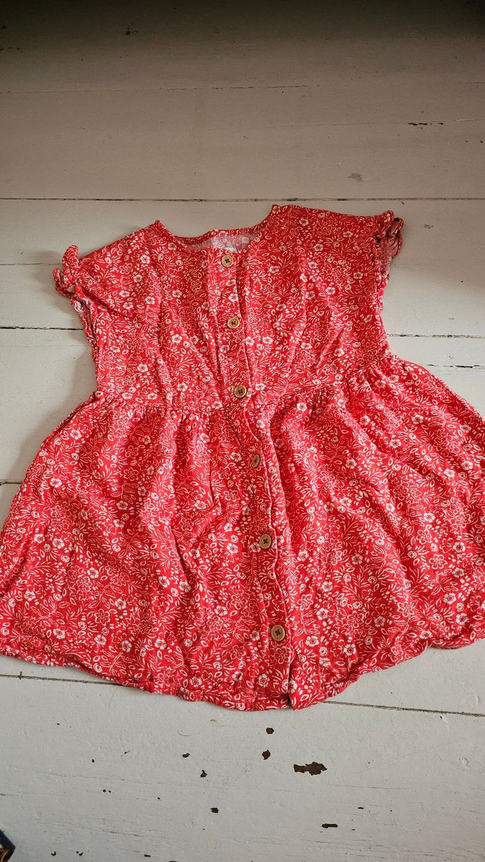 Robe courte Rouge Verbaudet 4 ans